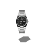 Poedagar Premium Black Dial Stainless Steel Watch